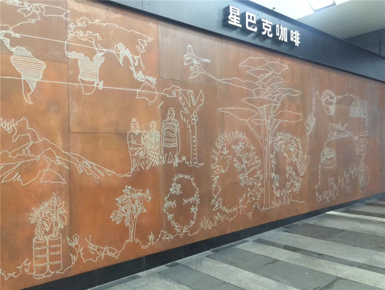 上林耐候钢幕墙