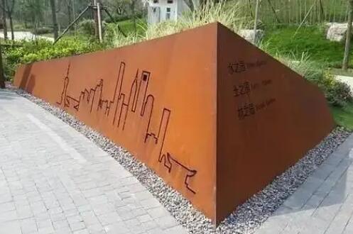 上林耐候钢挡土墙